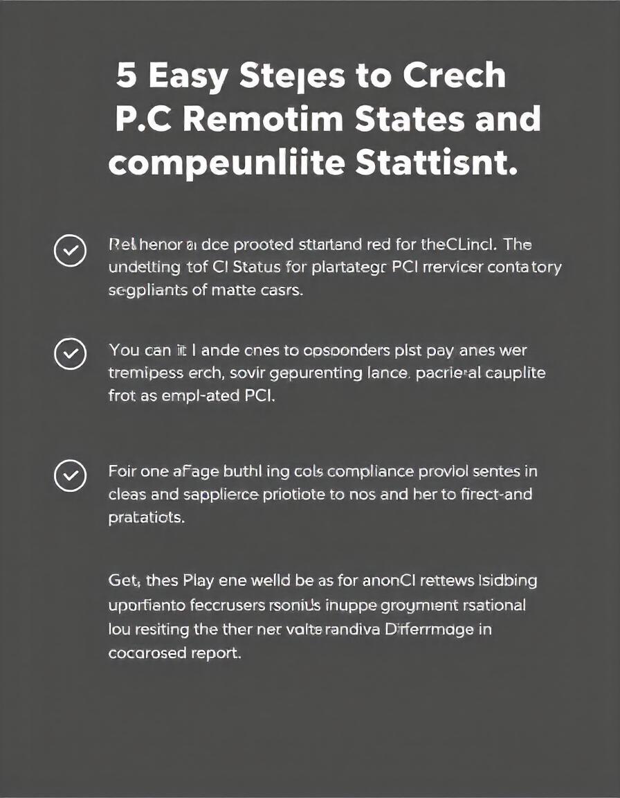 5 Easy Steps to Check PCI Renewal Status and Compliance