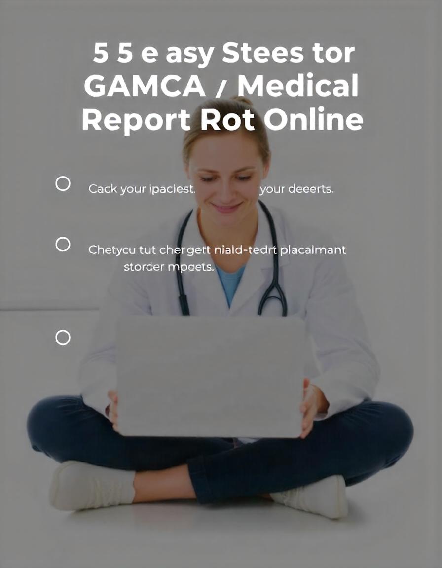 5 Easy Steps to Check Your GAMCA Medical Report Online