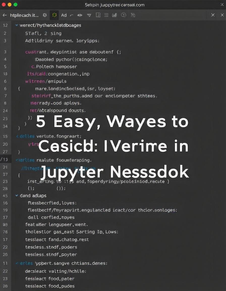 5 Easy Ways to Check Python Version in Jupyter Notebook